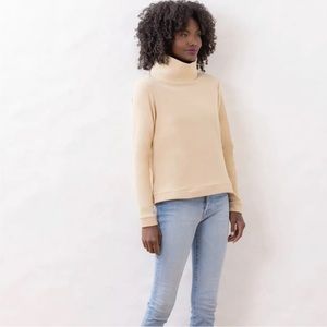 Dudley Stephens Park Slope vello fleece in Natural Blush size XL